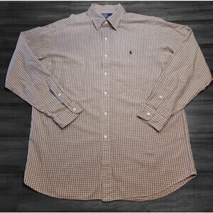 VTG ’90s Polo Ralph Lauren Lowell Sport Shirt Size L (50″ Chest) – Preppy Pony